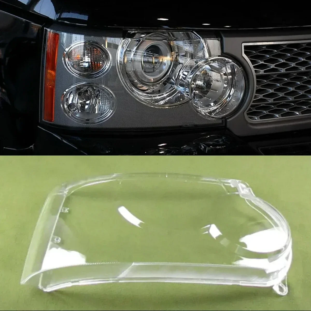 

For Land Rover Range Rover Executive Edition Headlight Cover Lens Headlamp Shell Plexiglass Replace Original Lampshade 2005-2009