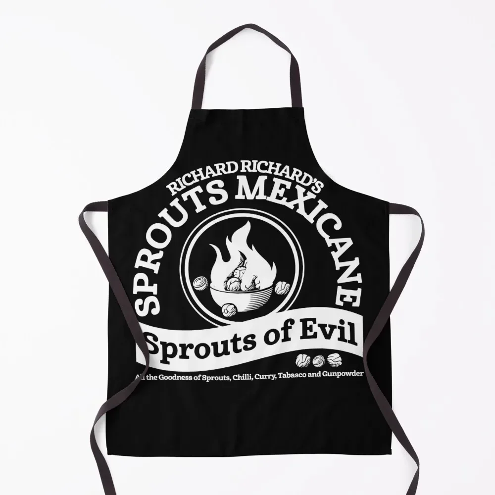 

Richard Richard's Sprouts of Evil (Sprouts Mexicane) Apron with personal logo kitchen utensil Apron