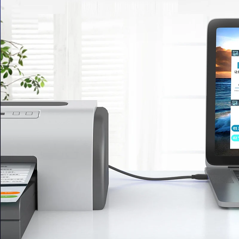 0.3m USB 3.0 Data transmission Cable with 5 Gbps Ultr-fast data transmit transfer for PC Laptop Projector Mobile Hard Disk etc