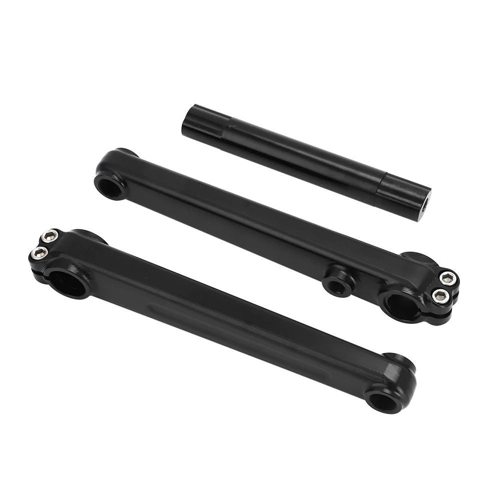 For BMX Crank arm kit Cranks Arms BMX 3-piece Cranks 175 mm Chrome Old School