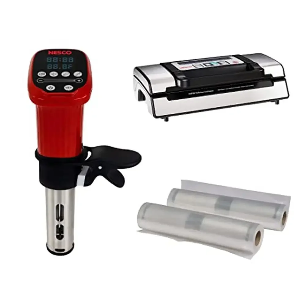 

Прецизионная плита Sous Vide Deluxe с вакуумным упаковщиком VS-12 и набором рулонов для пакетов