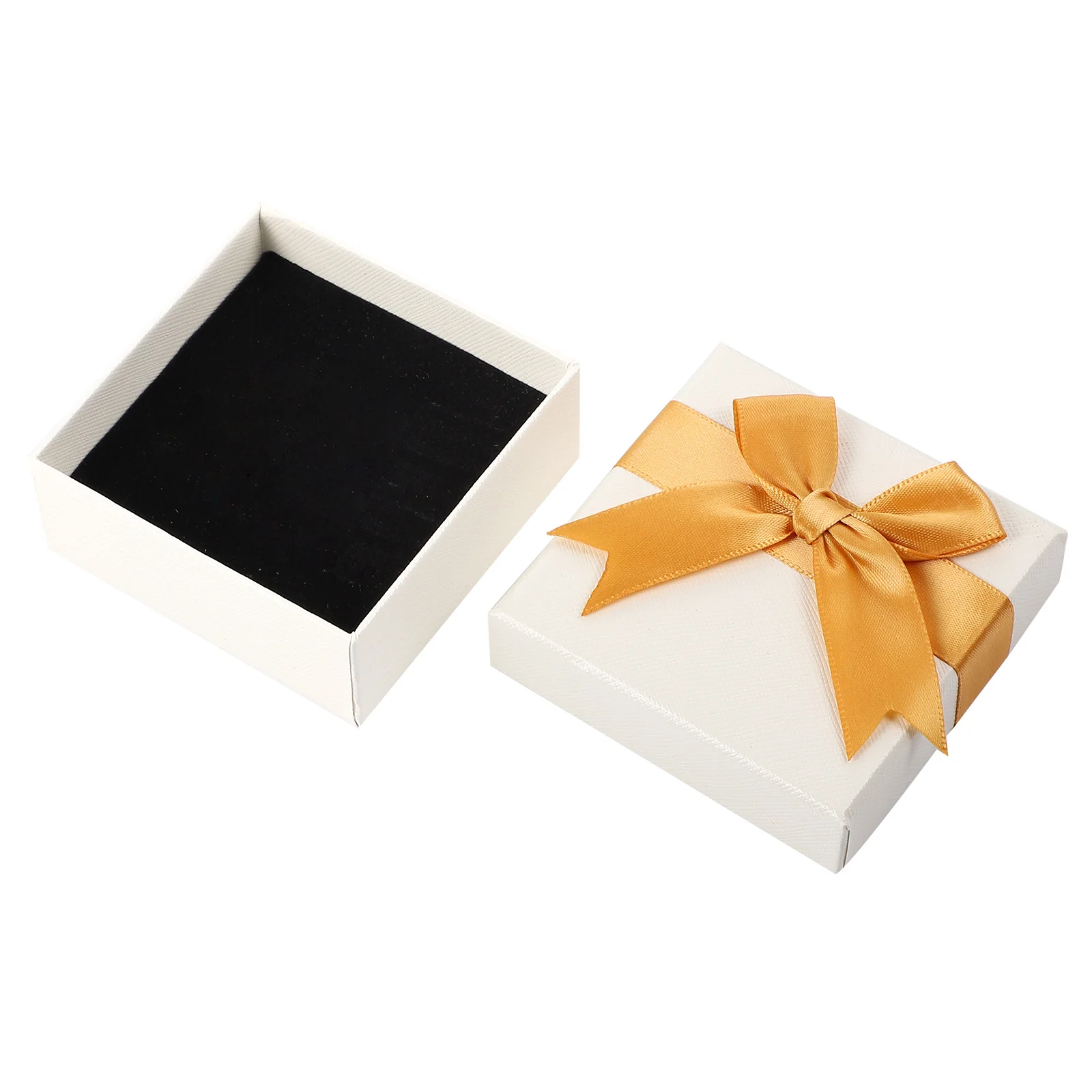 12Pcs Jewelry Boxes Bowknot Decor Small Gift Storage Cases for Rings Earrings Protective Storage Container Bowknot Gift Box