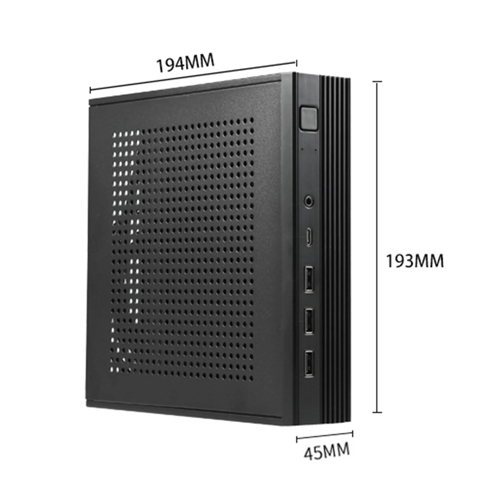 ABZL TX06 Desktop Mini ITX Case Mini Game Computer Chassis HTPC Chassis For MINI-ITX Ultra-Thin Motherboard view 2