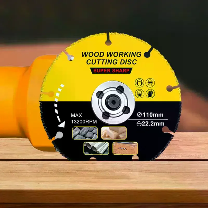 

Carbide Blades Wood Cutter, 105/110/115/125mm Saw Disc, Multitool Angle Grinder Cutting Disk