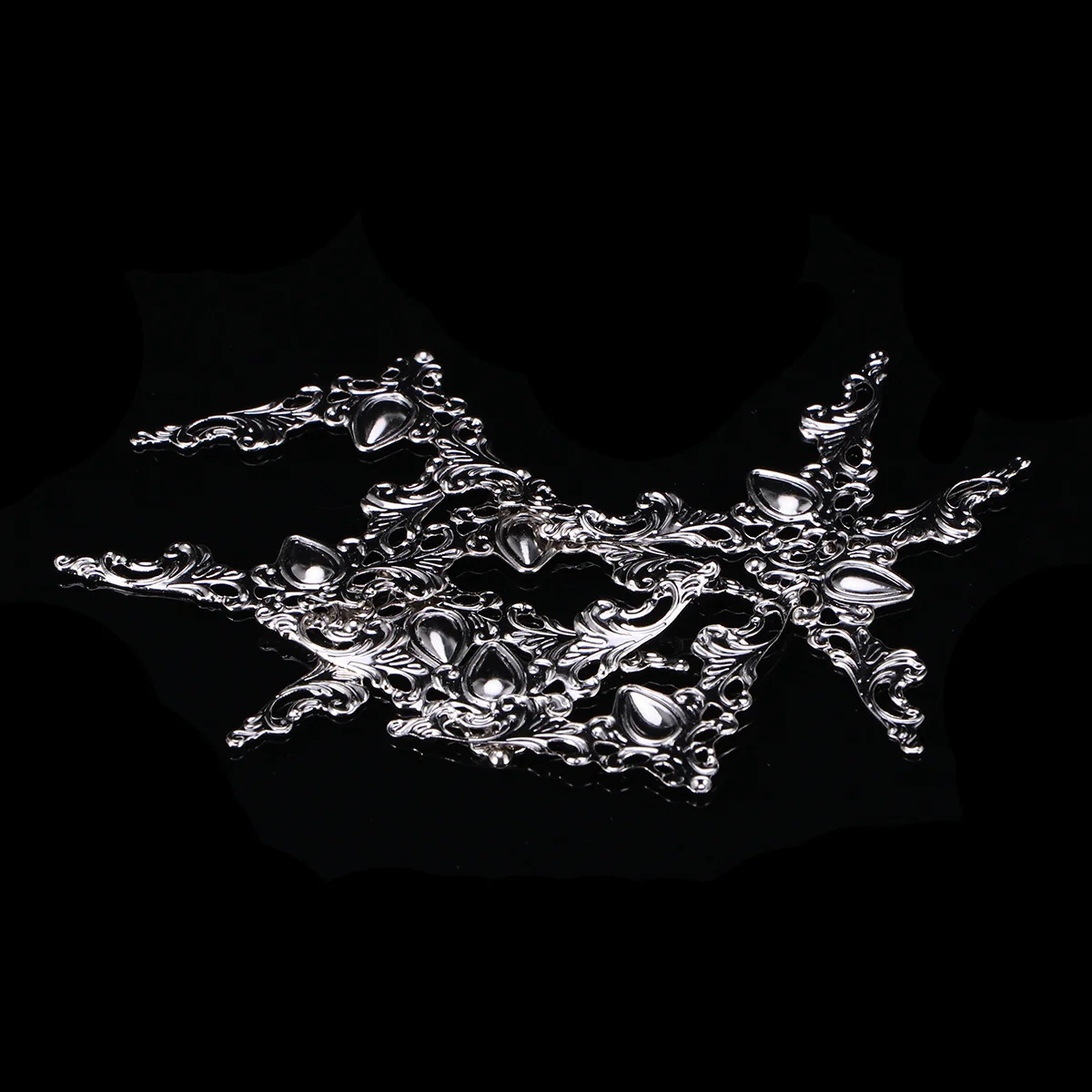 24 قطعة معجون زهرة الزاوية البيضاء حامي ركن الكتاب المعدني لصندوق كتاب ألبوم القصاصات أداة إصلاح الحرف اليدوية ذاتية الصنع #2