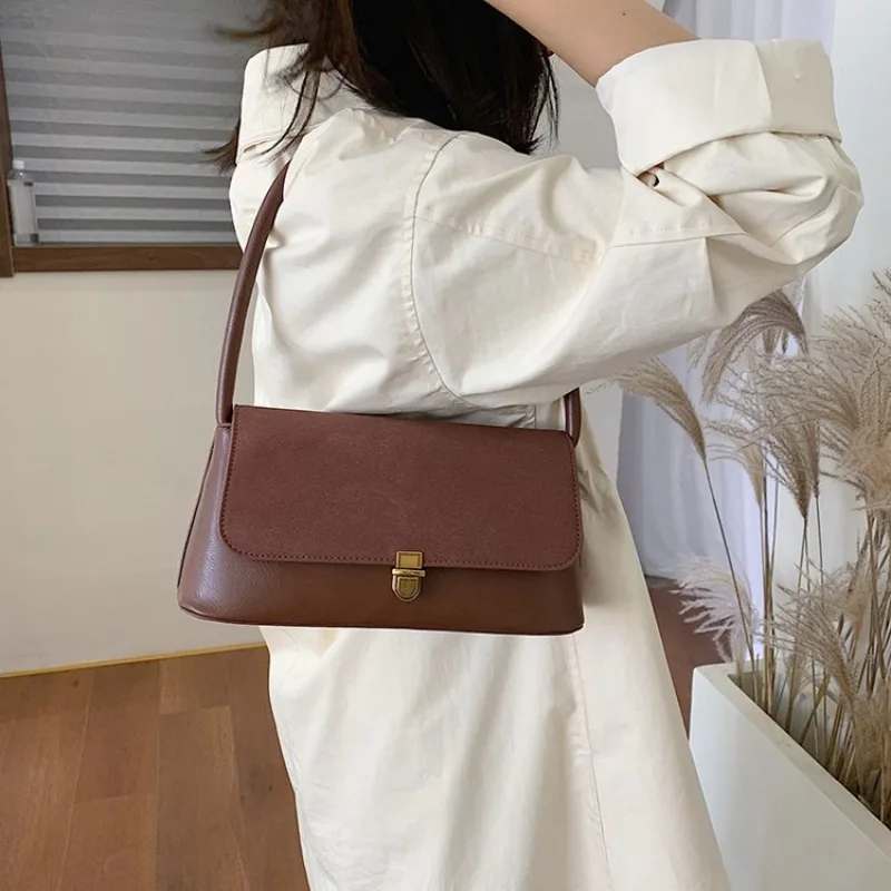 

Gentle Daily Match Leather Ladies Bag High End Paris Trendy Vintage Casual Tote Bag Elegant Crossbody Messenger Bag Daily Dating