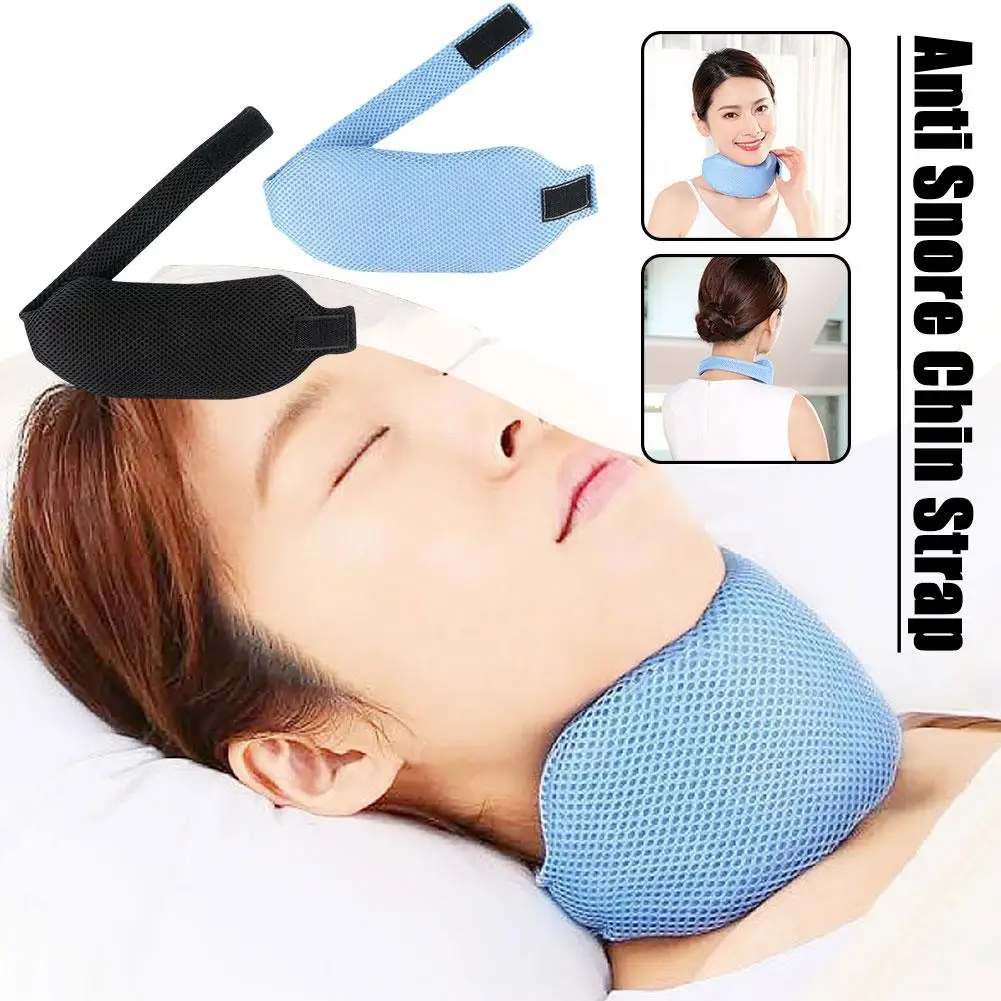 Universal Anti Snore Chin Strap Adjustable Stop Snoring Neck Brace Sleep Sleeping Anti 2 Apnea Support Color Care Sleep I9Y8