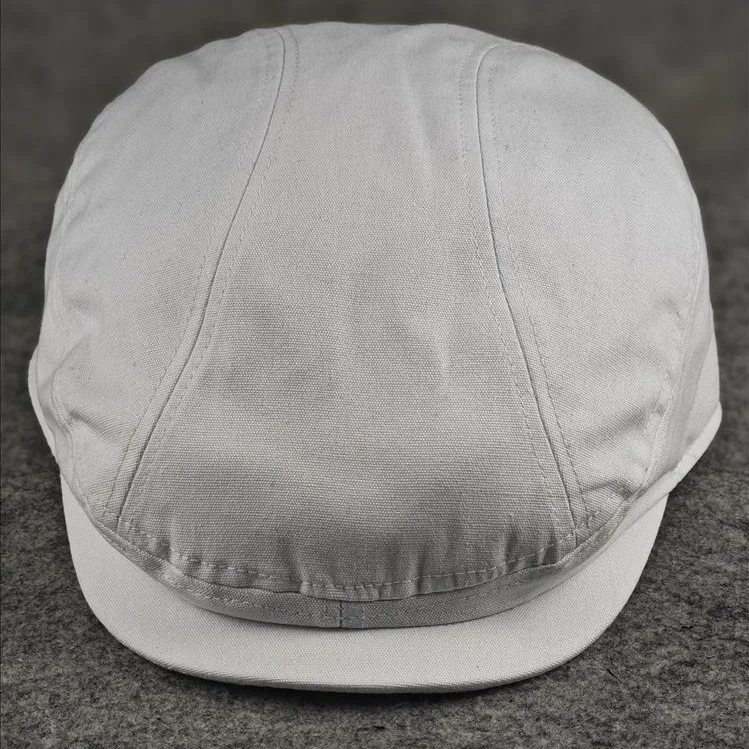 Fashion Unisex European American Newsboy Cap Simple Solid Color Large Head Driving Hat Couple Casquette Small Size