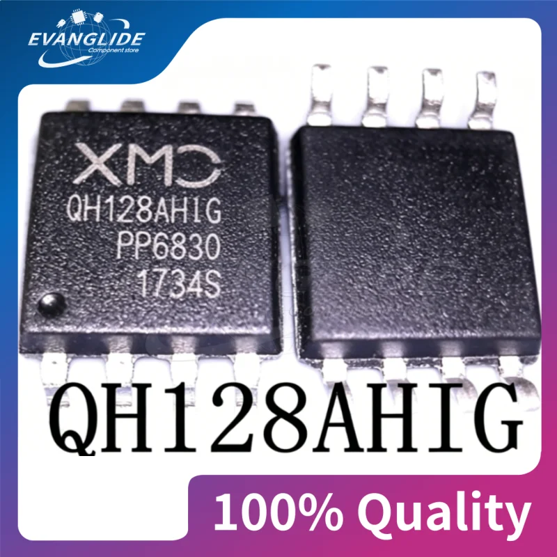 2 PCS/LOT QH128AHIG QH128AH1G XM25QH128AHIG SOP8 CHIP