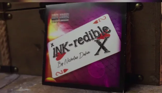 Ink-Redible X By Nicholas Dakin Card Magic Tricks Gimmicks X Moving Jump Close Up Performer Street Illusions Mentalism Magician