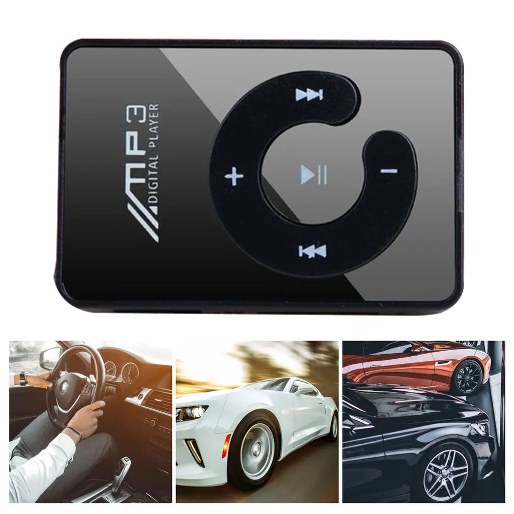 Mini reproductor MP3 con Clip, soporte para tarjeta Micro TF, HiFi, deportes al aire libre, Walkman, reproductor de música MP3 para coche