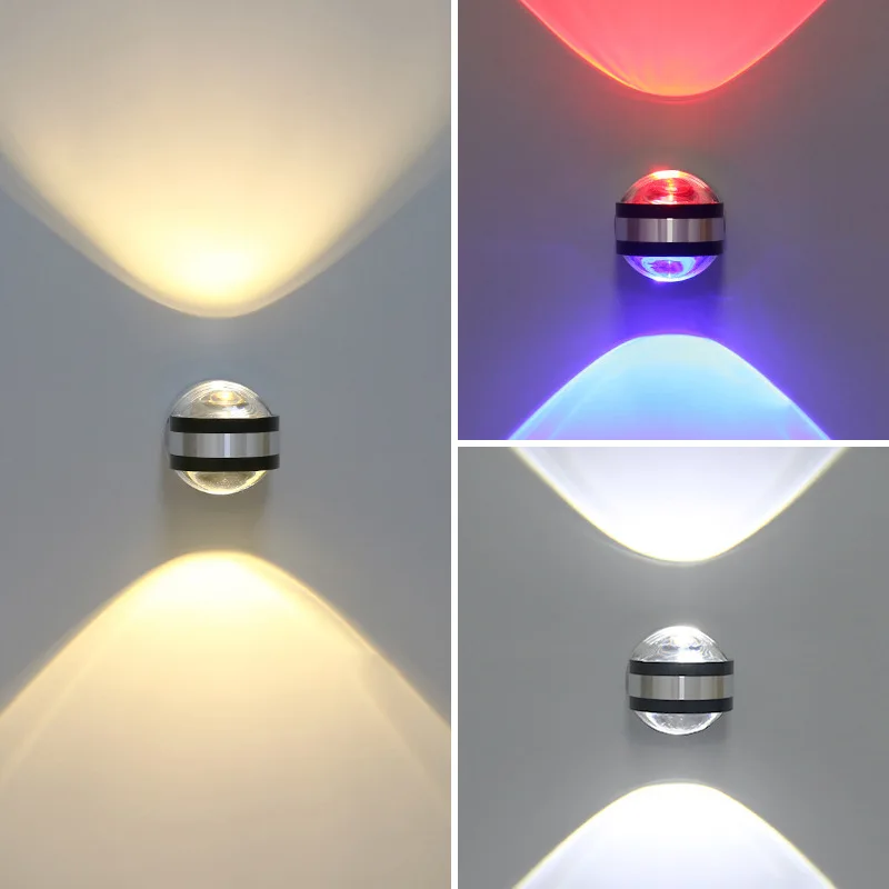 Modern Up Down Wall Lamp Led Indoor Hotel Decoration Light Living Room Bedroom Bedside Tv Background Picture Sconce Lamps