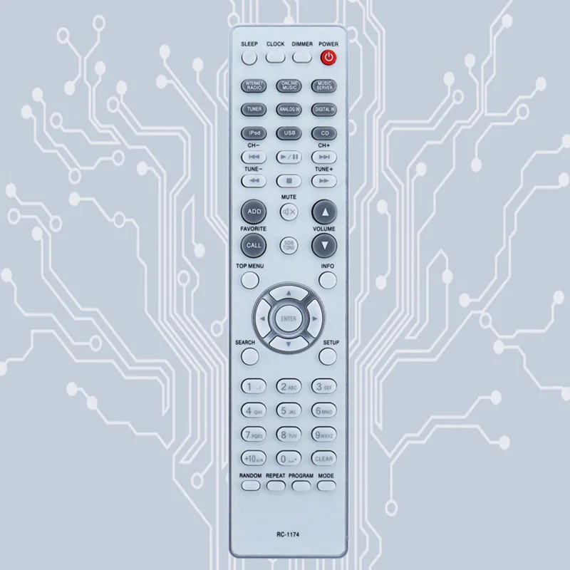 English ABS Replacement Suitable for DENON Tianlong Combination Power Amplifier Remote Control RC-1175 1174