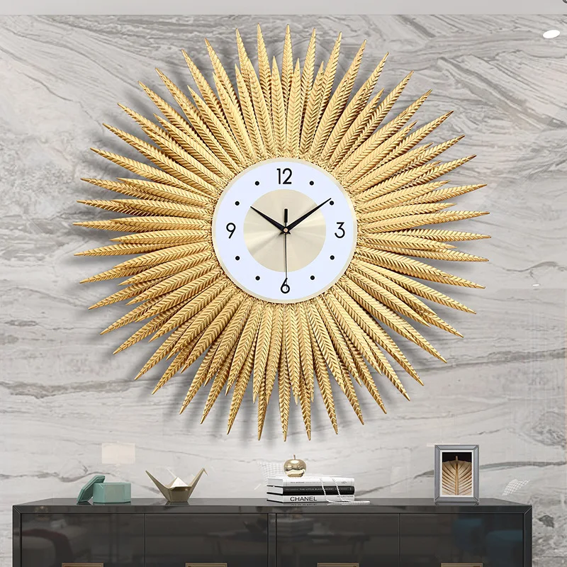 Luxury Wall Clock Living Room Creative Wall Watch Bedroom Silence Fashion Decoration Clocks Home Nordic Decoration Ornament