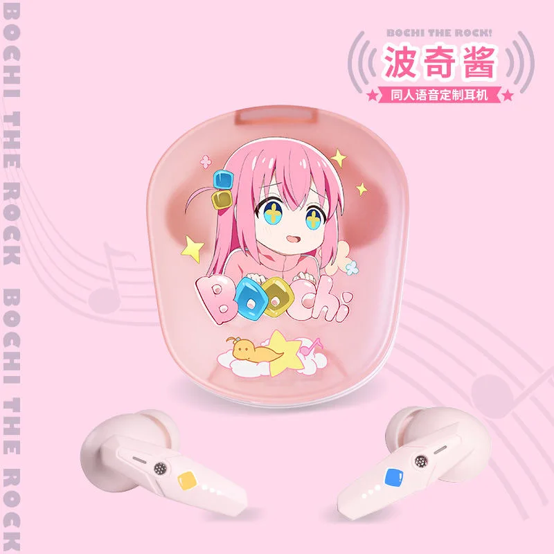 

Anime Honkai Impact 3 Bluetooth 5.3 Headphones Bocchi Cosplay In-ear Wireless Earphone HIFI Touch Control Student Comic Gift