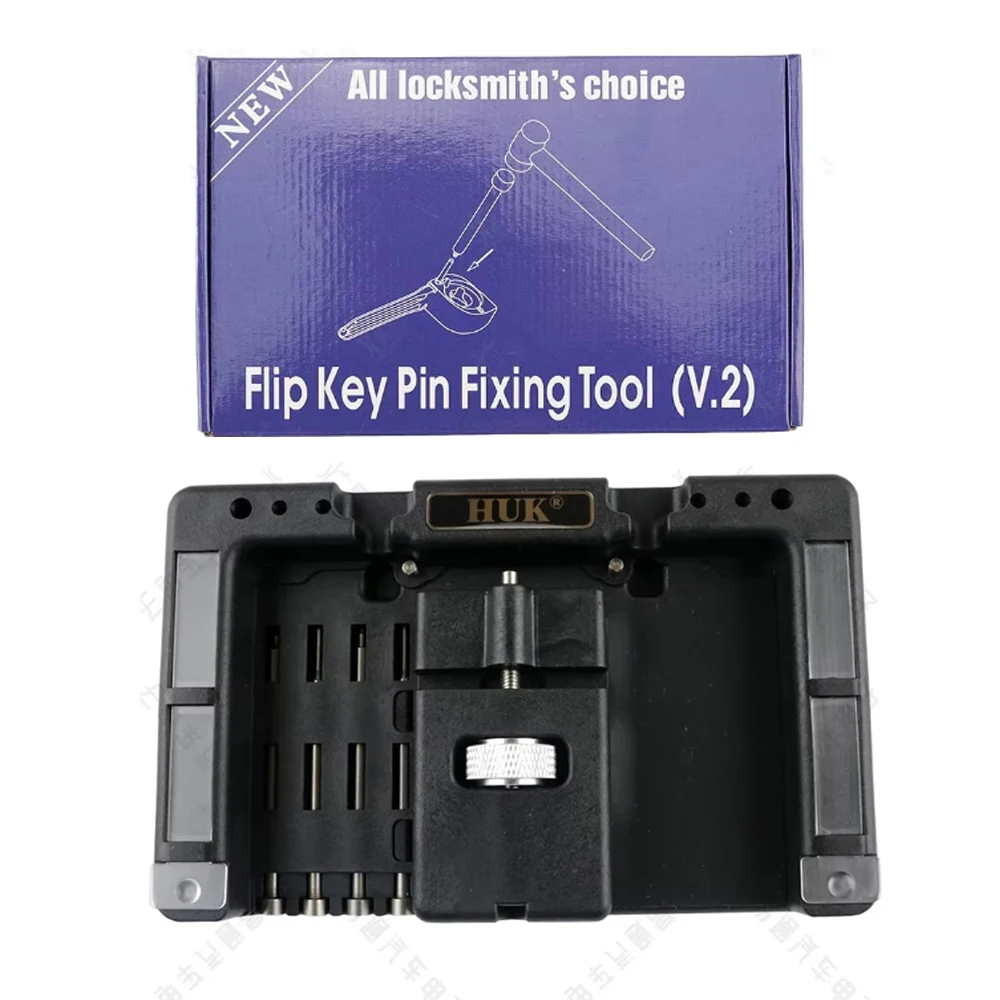 Original For HUK Key Fixing Tool With Four Pins Flip Key Vice Of Flip-key Pin Remover For Locksmith Tool