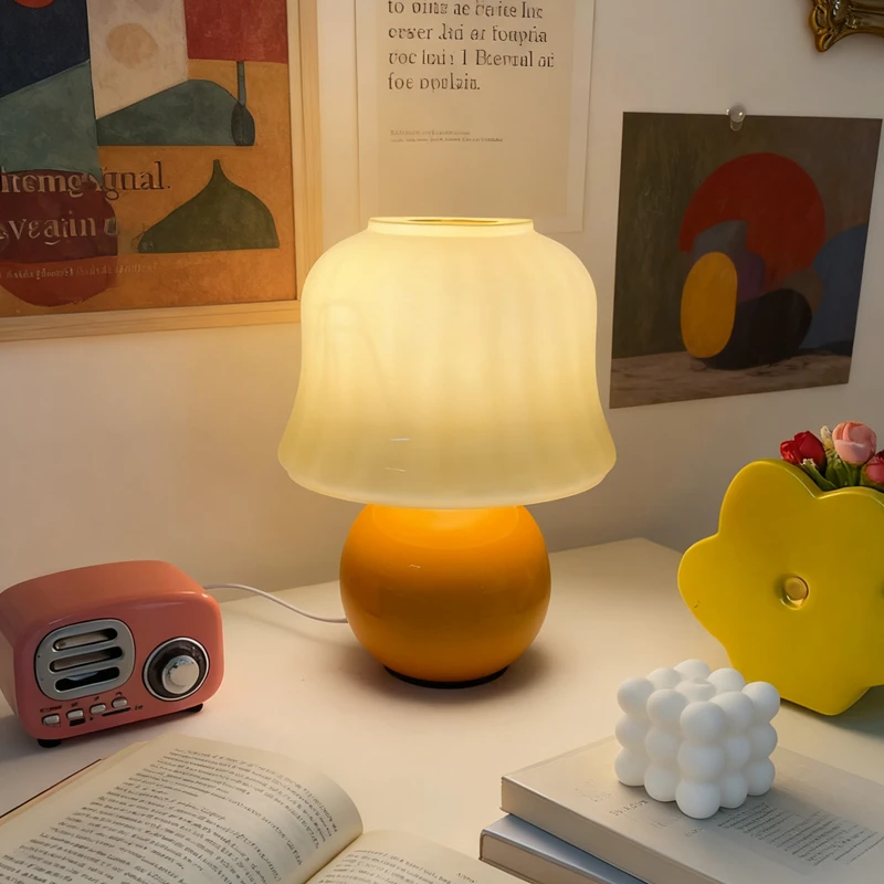 Modern Minimalist Mushroom Des - đánh giá và giá Mushroom Table Lamp