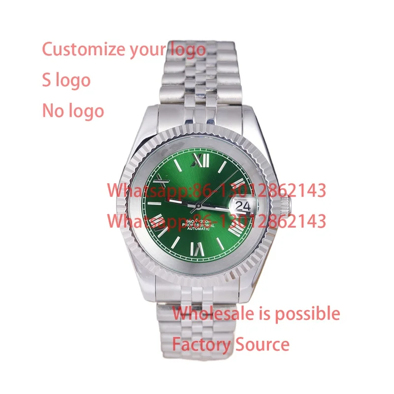 

39mm Automatic Mechanical Watch Sapphire High-end Luxury Business Journal Men's Watch Luminous Waterproof NH35 movement