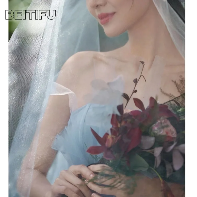 Abiti da sera personalizzati stile principessa per le donne Abito da festa maxi in pizzo dimagrante senza spalline per festa di nozze Abiti da festa