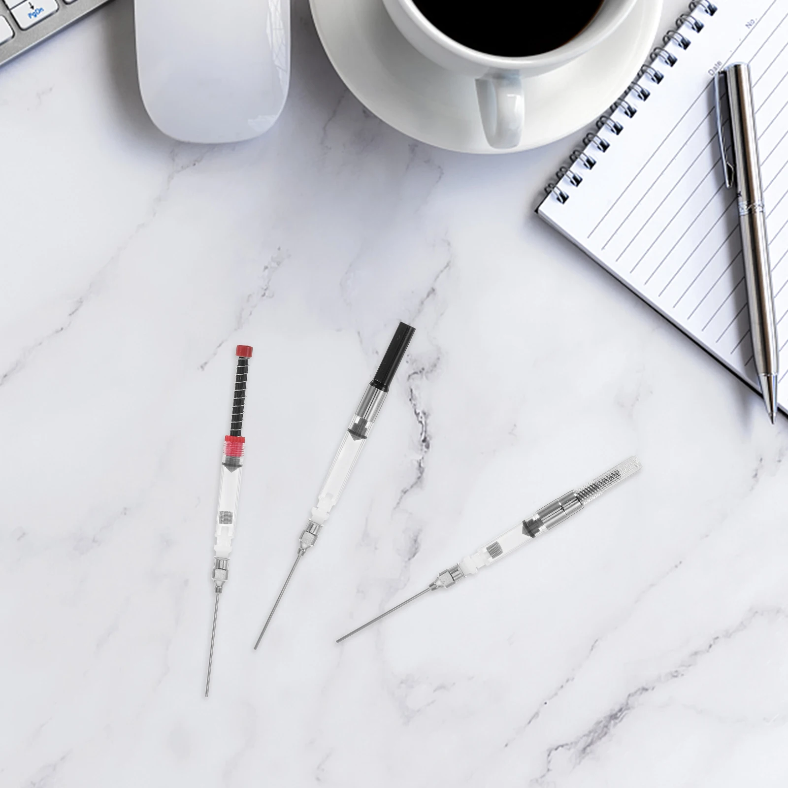 

6 шт., перьевая ручка, вспомогательный поглотитель чернил, пружинный преобразователь, светильник, канцелярские принадлежности, помощник по заполнению чернил, канцелярские принадлежности