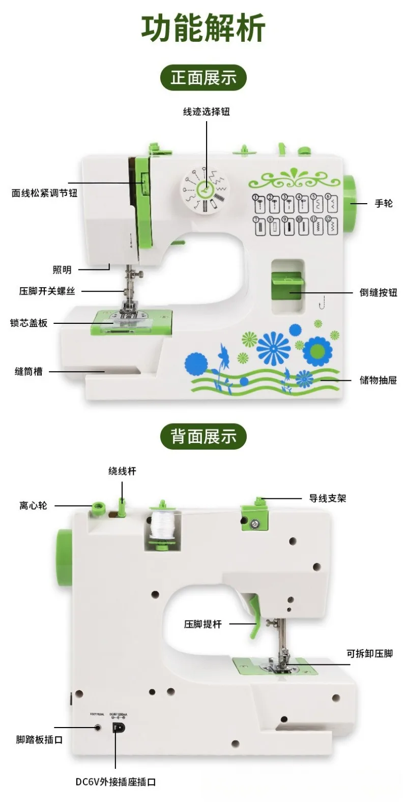 825L Household Electric Sewing Machine New Brand New