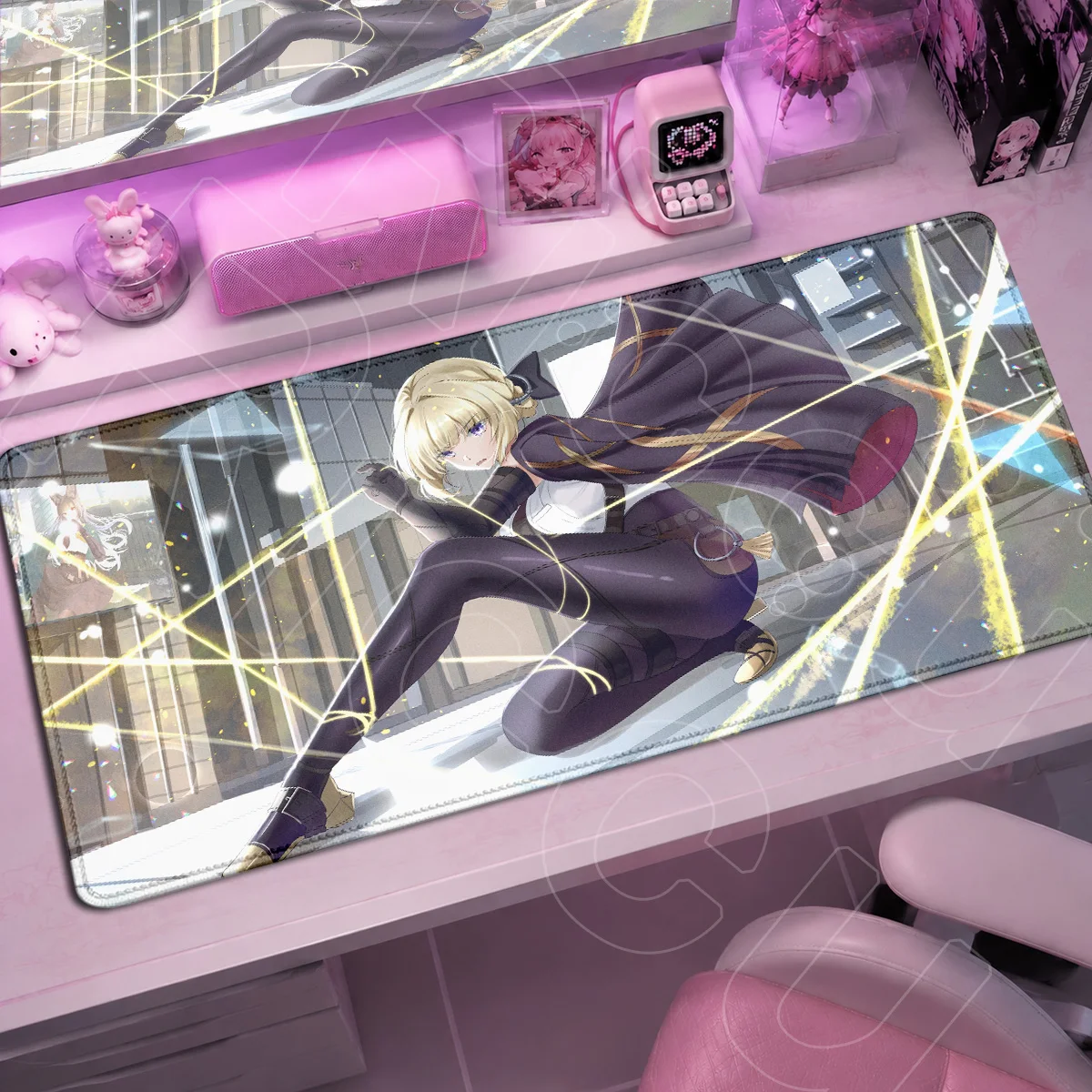 E-Sport Gamer Schreibtisch-Dekoration Teppich Hot Zenless Zone Zero Kawaii Girl Evelyn Chevalier Mauspads Große Laptop Rutschfeste Mausunterlage – Detail 19