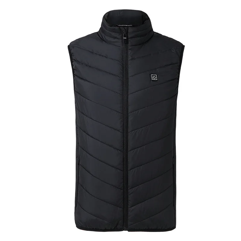 Self Heating Vest USB Smart Warm Men Women Jacket Cotton Padded Vest Outdoor Sports Leisure Men's Clothing