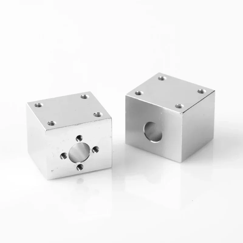 T8 Lead Screw Nut Housing Bracket For 3D Printer Parts  Trapezoidal   Conversion  Seat Aluminum Block 34x30x28mm