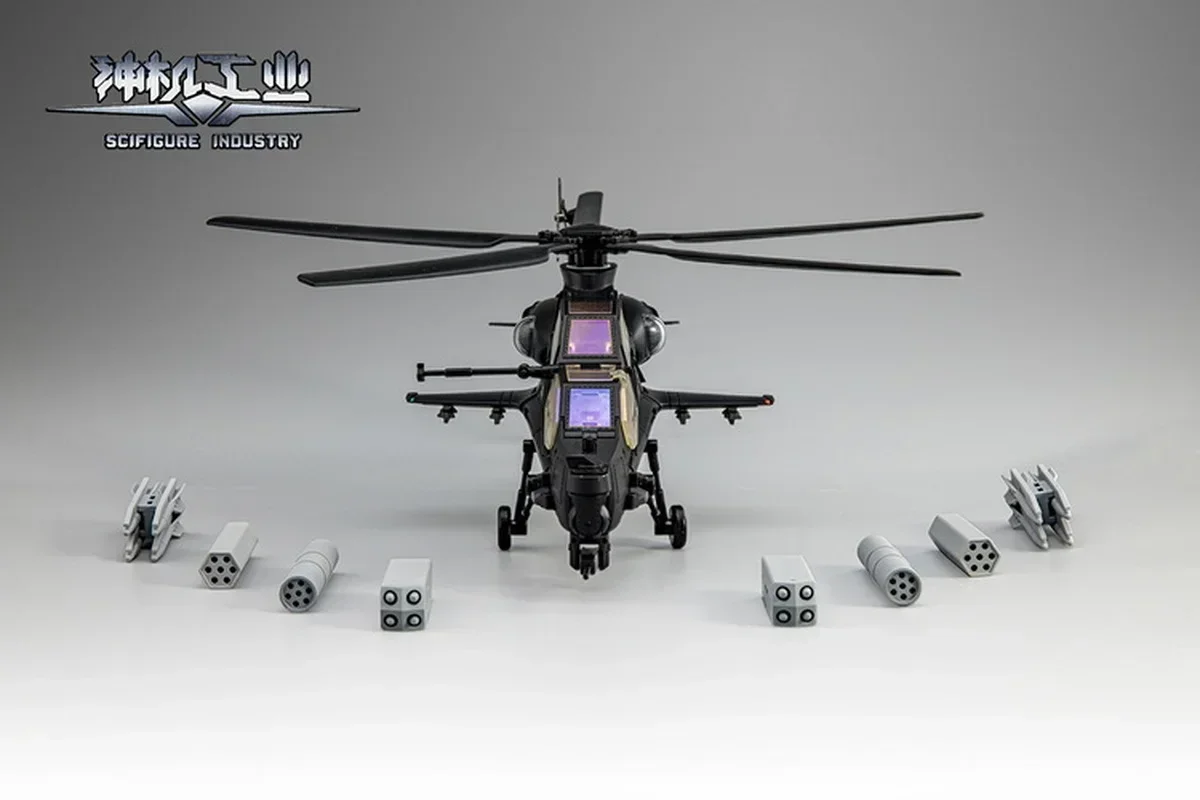 CS02 WZ-10 transformación Industrial helicóptero Shenji figura de acción de aleación juguete colección regalo