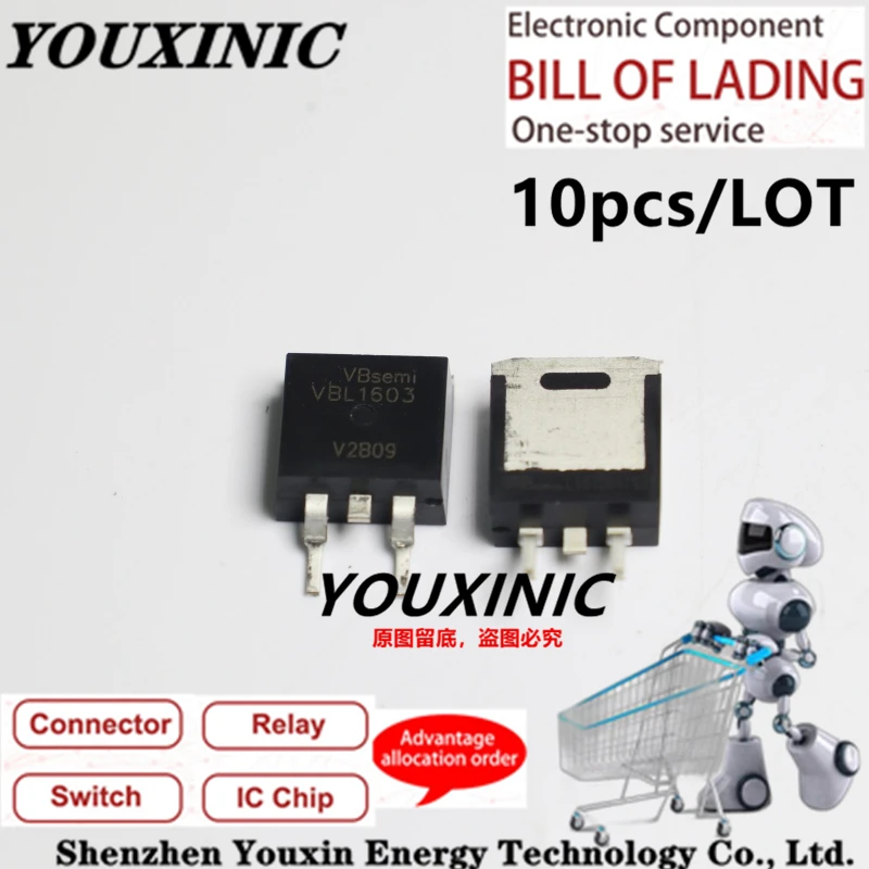 

YOUXINIC 100% новый импортный оригинальный VBL1603 TO-263 N-channel MOS FET 60V 210A