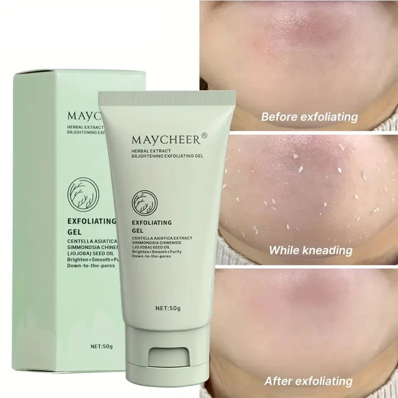 جل مقشر بخلاصة عشبية، جل تنظيف، مسام تنظيف عميقة للوجه وتقشير، منتجات العناية بالبشرة المرطبة #3