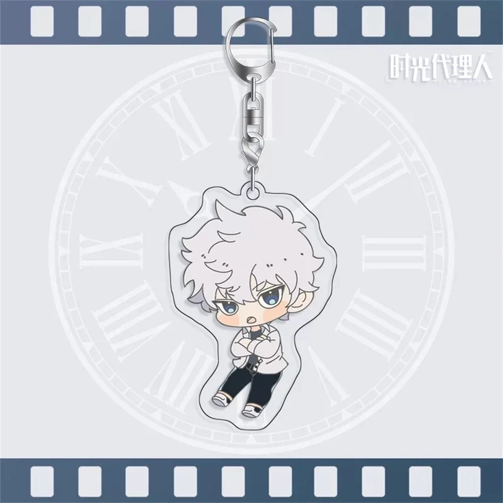 Anime Keychain hot Link Click Acrylic Key Chain Kawaii Bag Pendent Cheng Xiaoshi Lu Guang Cartoon Keyring Gift