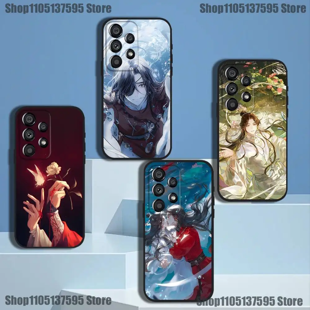 

Heaven Official Blessing Phone Case For Samsung Galaxy A 91,80,73,72,71,53,52,51,22,5G Shockproof Soft Black Cover