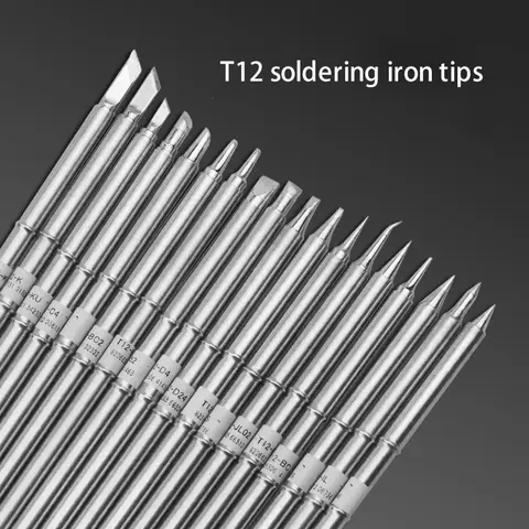 1pc T12 납땜 인두 팁 교체 팁의 다양한 모델 전기 납땜 인두 팁 T12- D4 D52 J02 JS02 BC3 CF4 KF KL 1pc T12 납땜 인두 팁 교체 팁의 다양한 모델 전기 납땜 인두 팁 T12- D4 D52 J02 JS02 BC3 CF4 KF KL