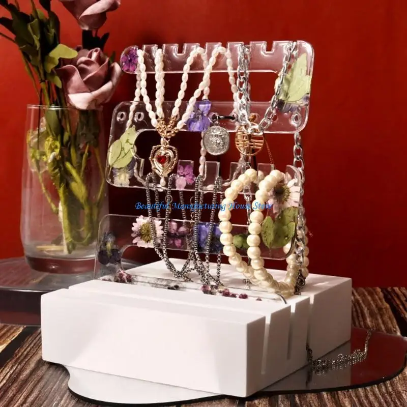 E56A Epoxy Molds for Making Earring Stand Holder Jewelry DIY Silicone Mold Jewelry Rack Resin Casting Molds Display