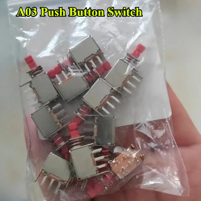 

Directly Key Switch PS-22F03 A03 Self-locking/No-Locking Push Button Switch DPDT Bipolar 6Pin Self-locking Key Power Switch