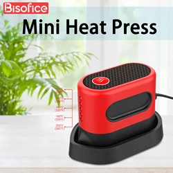 Portable Heat Press Machines Hot Press Mini Iron Machine T-Shirt Printing for Clothes Bags Hats Pads Blanket Phone Case DIY Home