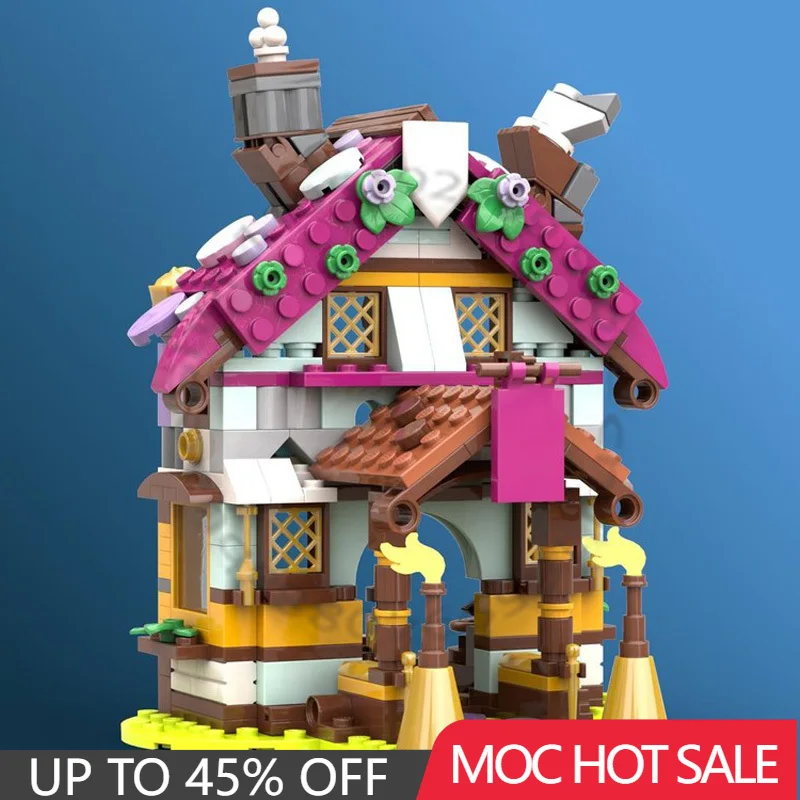 Montagem criativa série bloco de construção 371 pçs 40657 modificado estilo viking casa crianças brinquedo de montagem educacional presente de natal