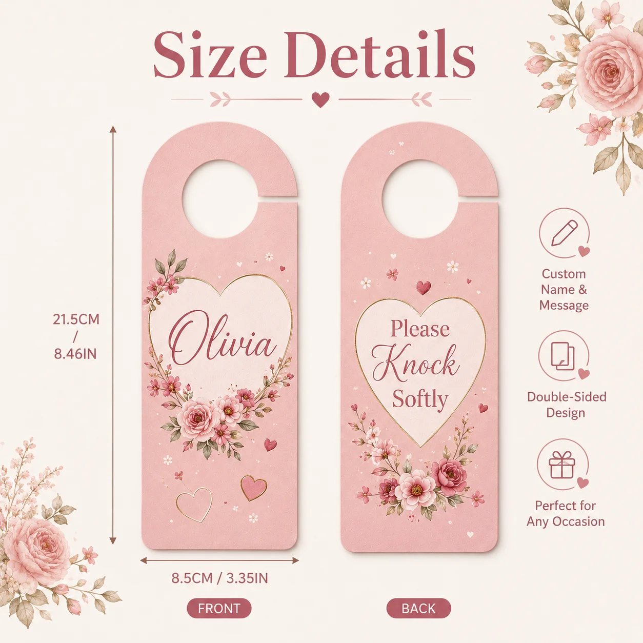 Personalisierter doppelseitige – Home Decor Names Bewertung und Preis