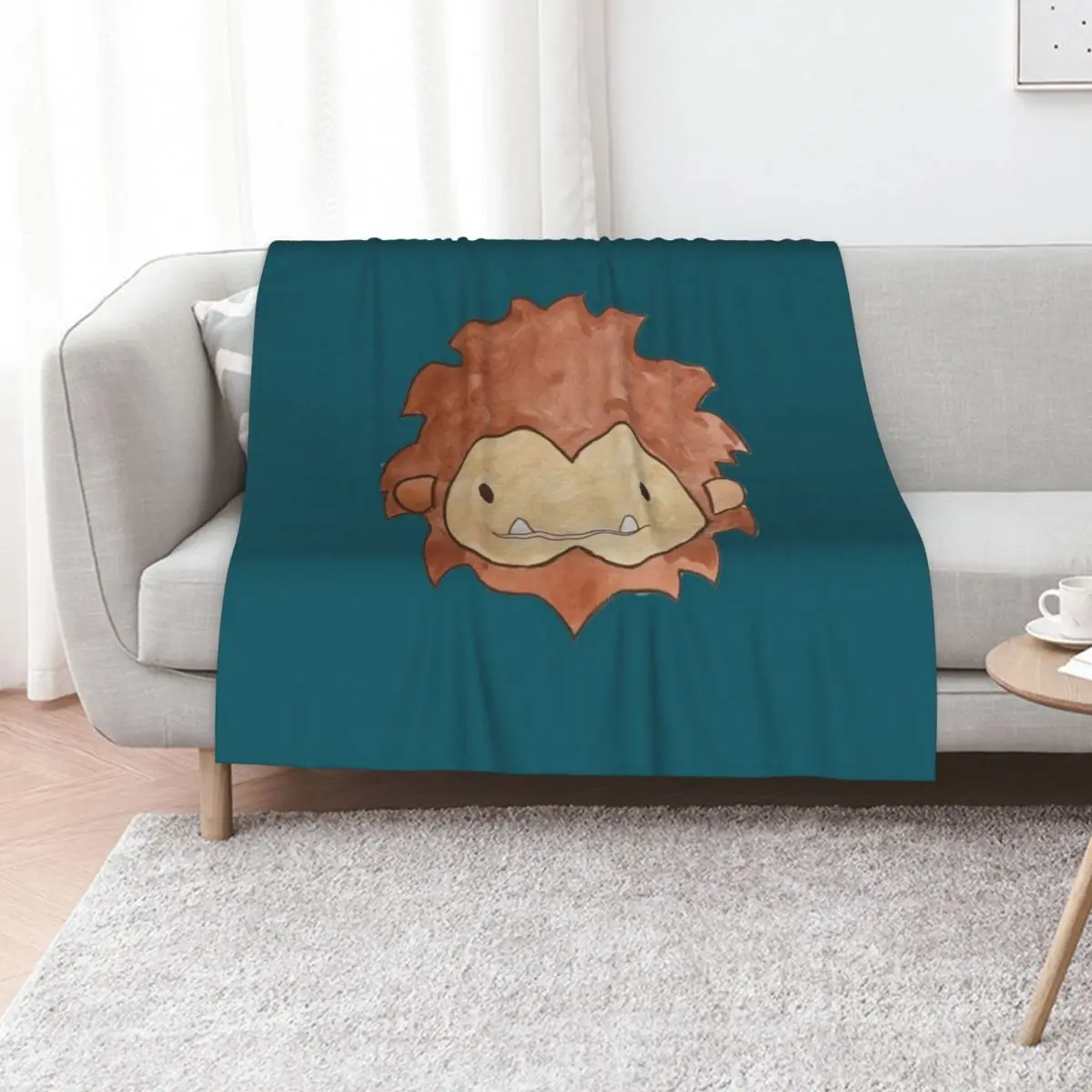 Sneaky Sasquatch Big Head Throw Blanket blankets ands Single Furry Sofa Throw Multi-Purpose Custom Blankets