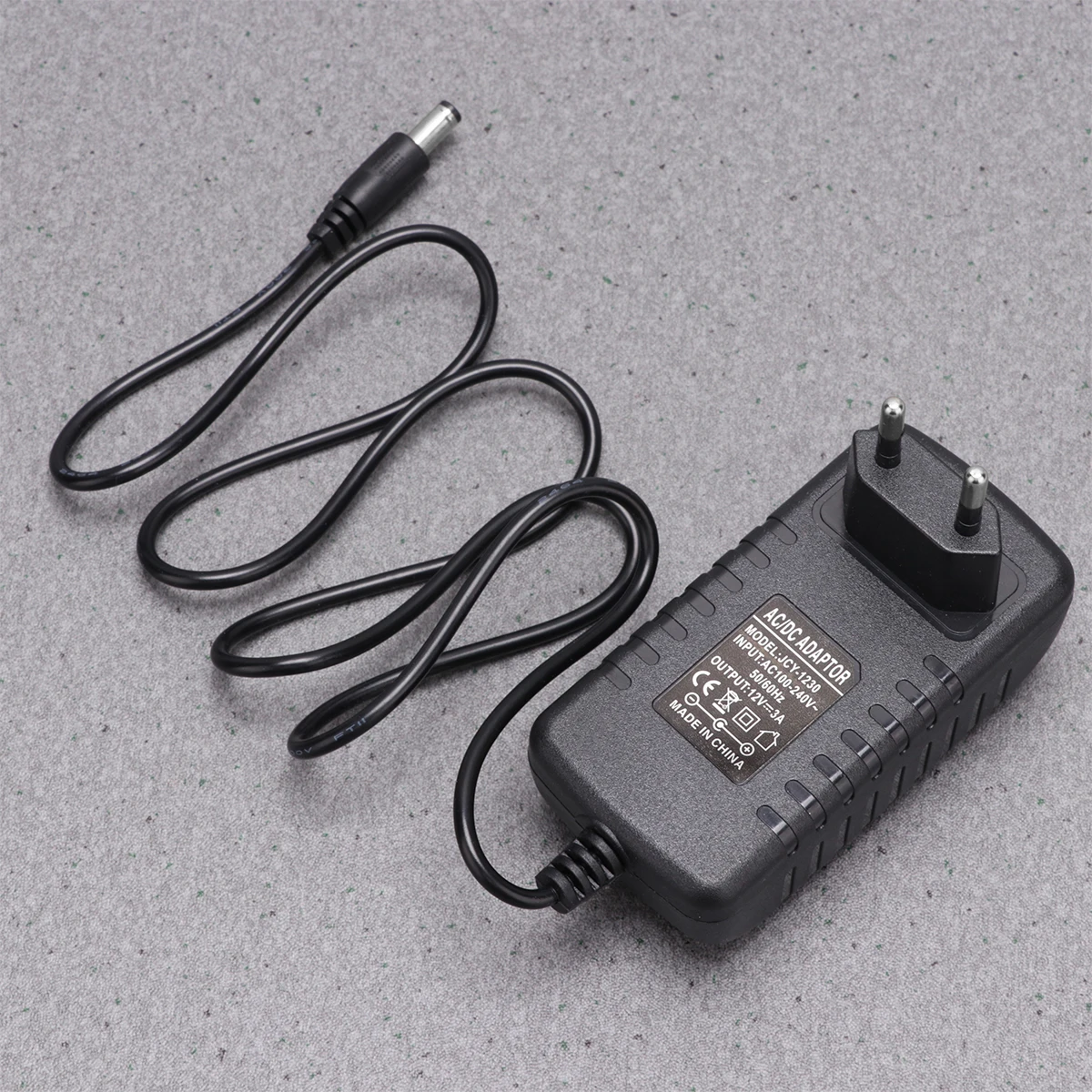 

1pc 12V 3A 36W Led Strip Power Adapter Universal Driver For Led Lights Bar Cabinet Spotlight Black Abs+Pc Shell Wide
