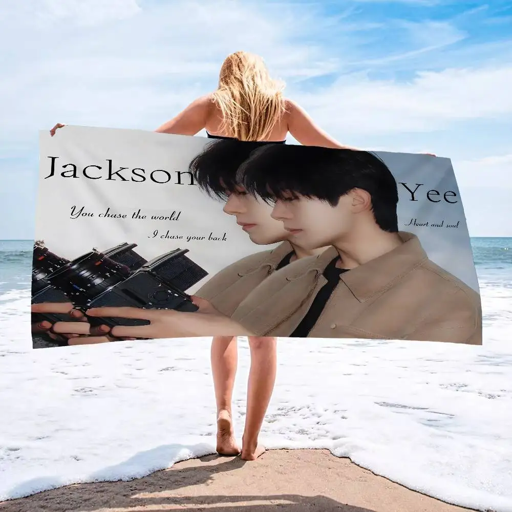 Jackson YeeS Bath Towel Microfiber Soft Water Absorbing Breathable For Girl Kids Decorative Cartoon Beach Towel