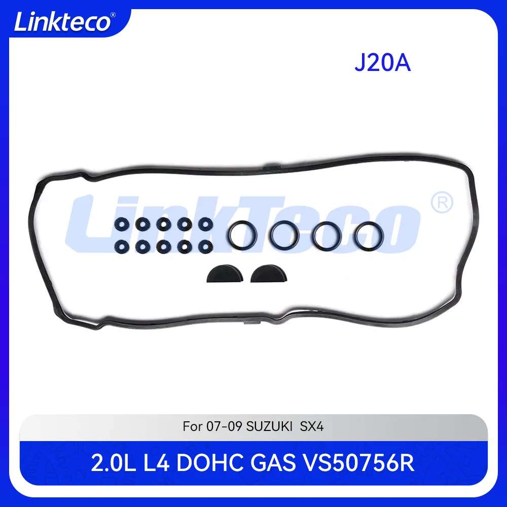 Juego de juntas protectoras de válvula de pieza de motor compatibles con GAS 2,0 L L4 J20A para Suzuki SX4 2.0L Base JLX JX Sport VS50756R 1997CC 122CID DOHC 07-09