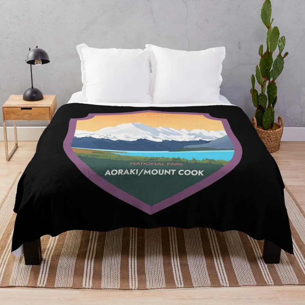 Aoraki / Mount Cook National Park (New Zealand) Throw Blanket halloween Nap Blankets