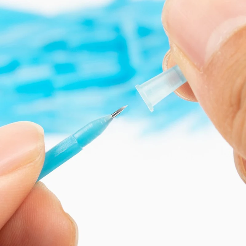 1-Bag Tool S Maat Puistjes Pin Wegwerp Mee-eter Naalden Wegwerp Puistjes Naalden Puntige Tip Mee-eters Smet Remover