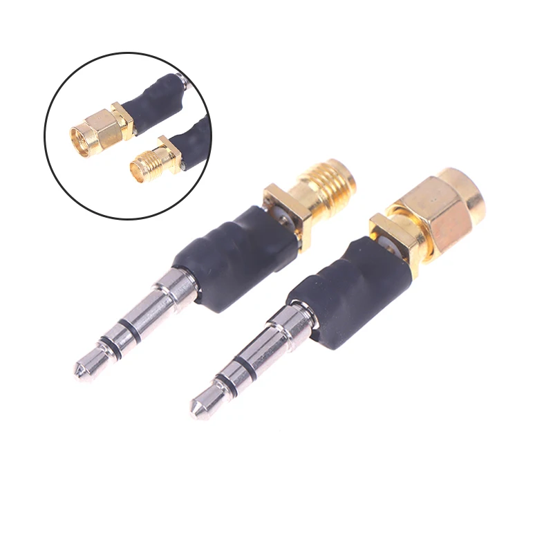1PCS Suitable For Radio SMA To 3.5mm Male Adapter SMA Outer Screw Inner Hole Adapter To 3.5 Headphone