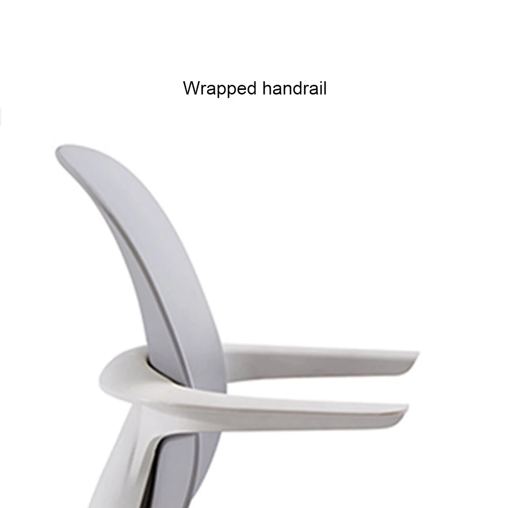 New Rotate Conference Chair Foldable Office Chair Comfortable Backrest Non Slip Wear Resisting Connected Form Stool