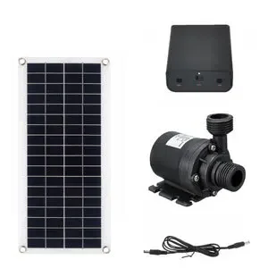 

10W 18V 12V battery box water pump set ultra quiet submersible pump electric fish pond garden fountain decoration