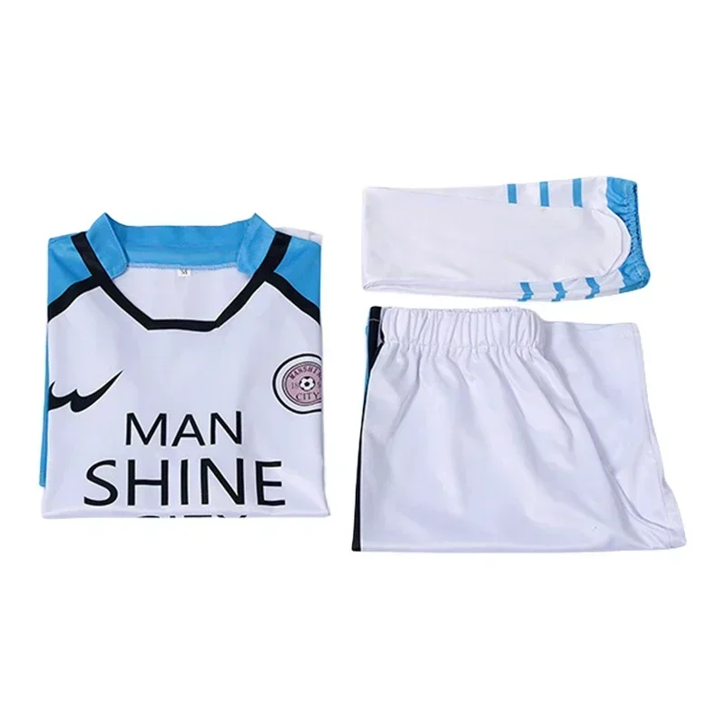 Anime Blue Lock Reo Mikage Cosplay Football Jerseys Seishiro Nagi Cosplay Jersey Sportswear Wig Halloween Costumes for Men Women