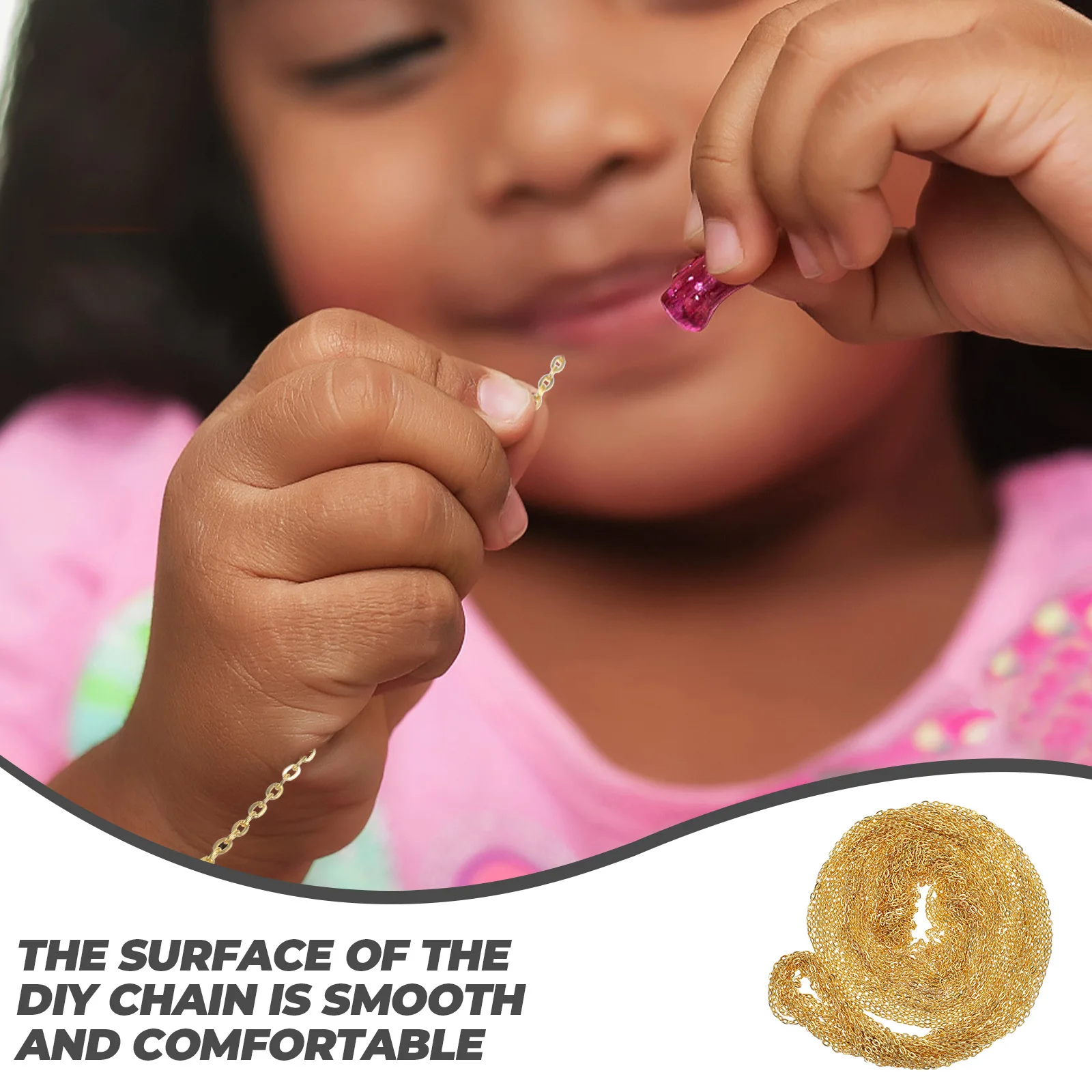 

2 Bags Flat Cross Shaped Chains for DIY Jewelry Making Necklace Bracelet Choker Chain Supplies Fun Family Craft Activity